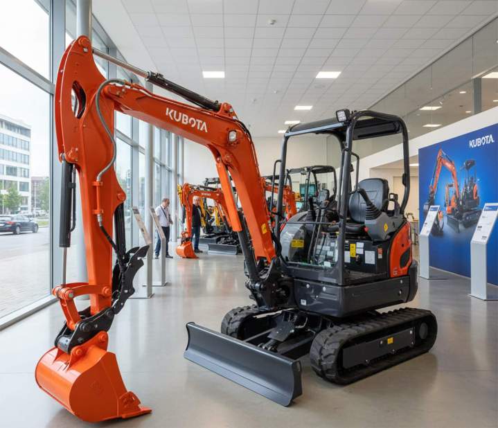 Engins de chantier de marque Kubota